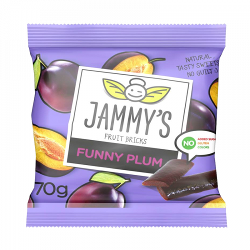 plum taste pastilles FUNNY PLUM JAMMY'S 70g