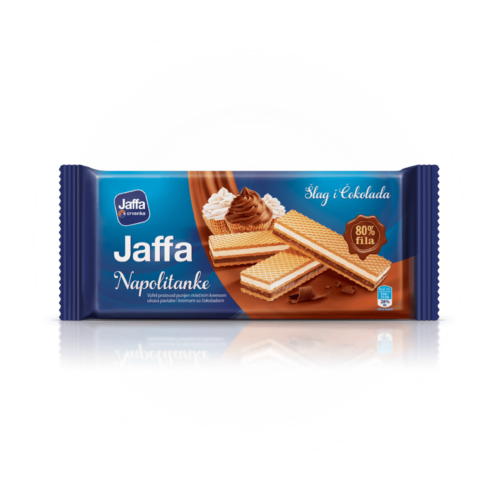 Waffles with whipped cream and chocolate flavor JAFFA NAPOLITANKE 187g