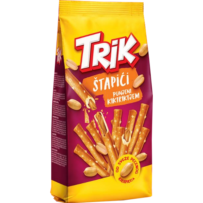 Peanut sticks TRIK BANINI 150g Snacks, chips