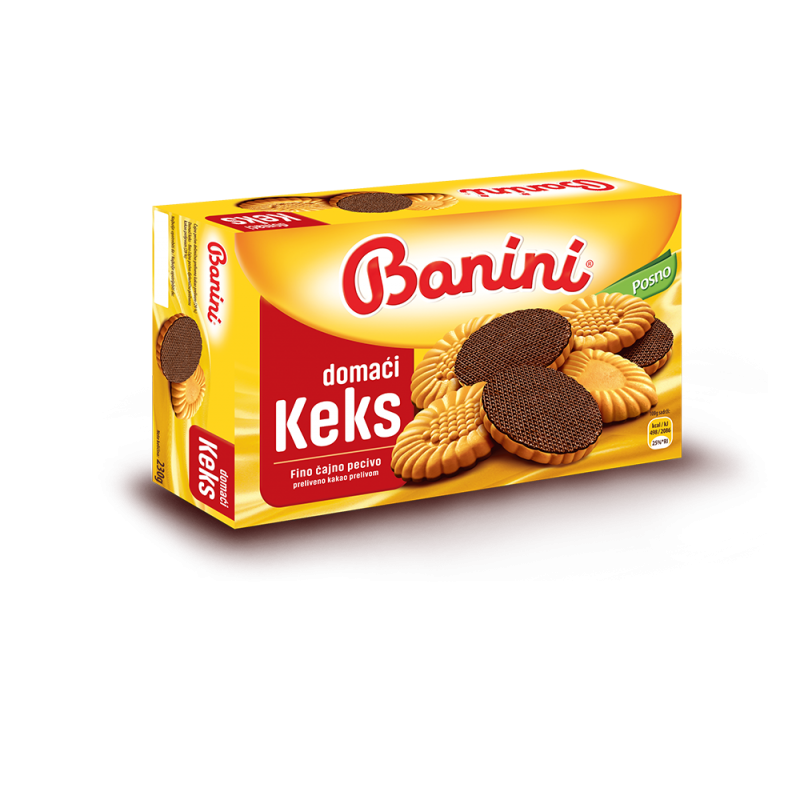 Печенье в шоколаде BANINI 230г Сладости, печенье