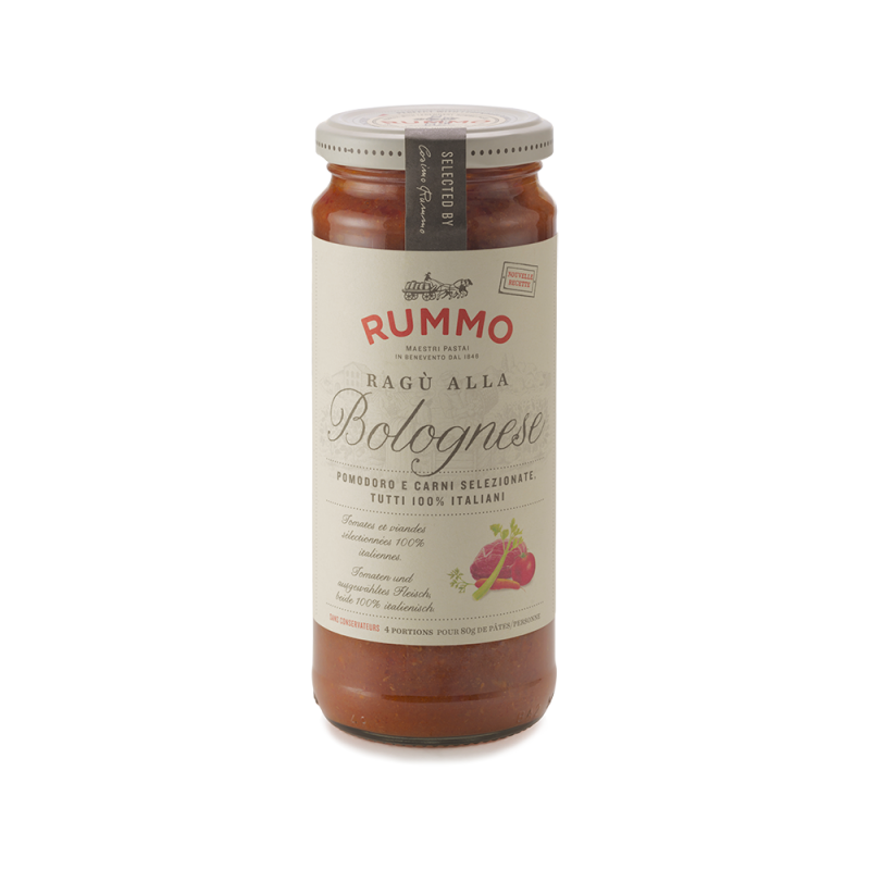 Tomato sauce with meat RUMMO 340g Balsamics, condiments and sauces