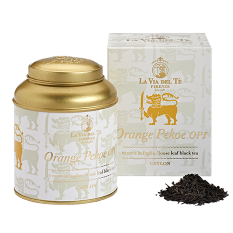 Black tea Orange Pekoe OPI LA VIA DEL TE 100g Gift idea