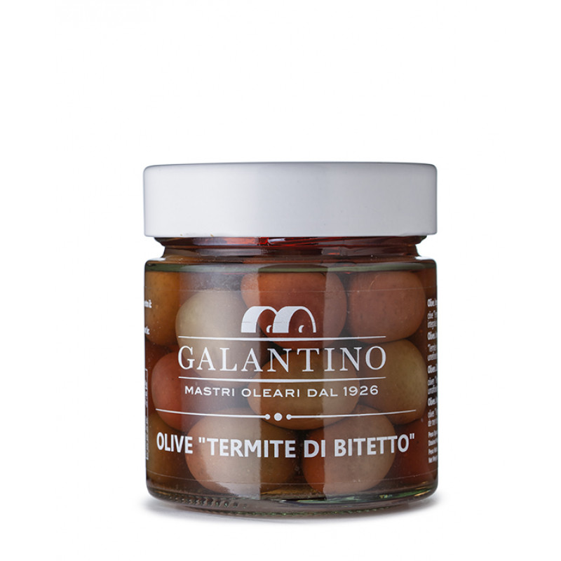 оливки «TERMITE DI BITETTO» GALANTINO 200г Консервированные продукты, 8010835001914