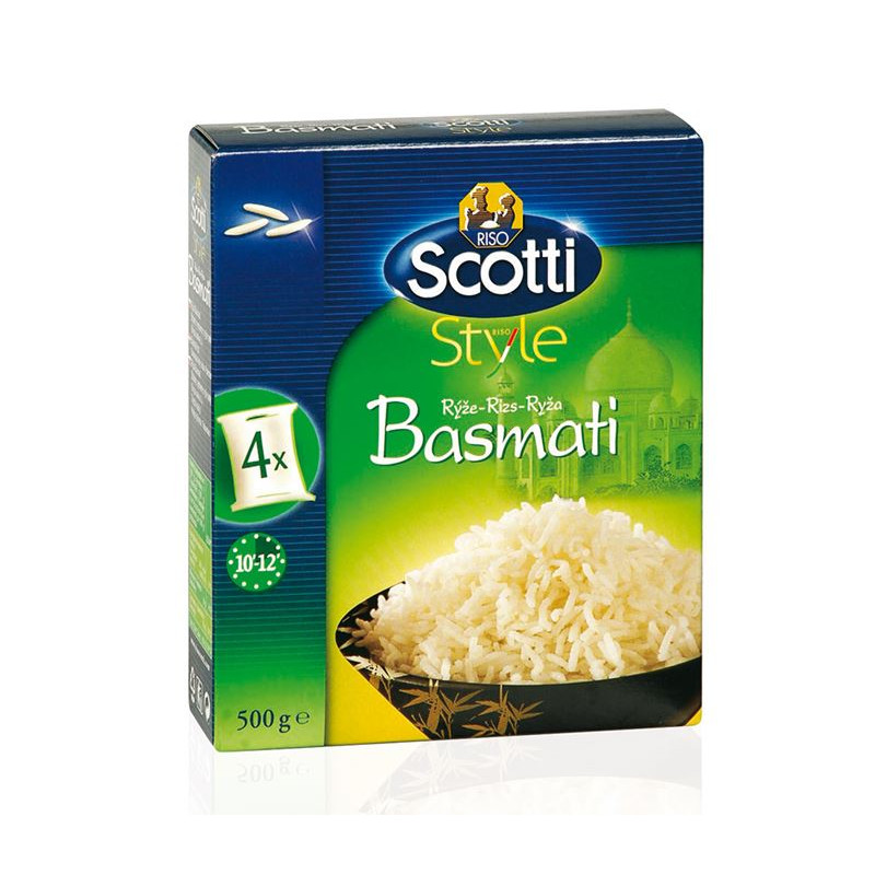  rice BASMATI RISO SCOTTI 4x125g Rice and pasta