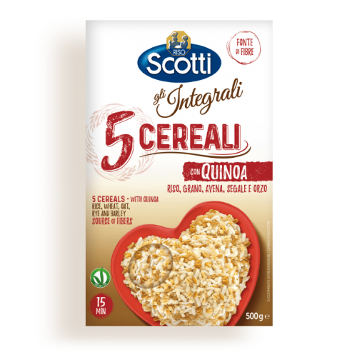 5 cereal rice with quinoa RISO SCOTTI 500g