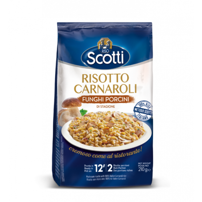 Risotto PORCINO RISO SCOTTI 210g Rice and pasta