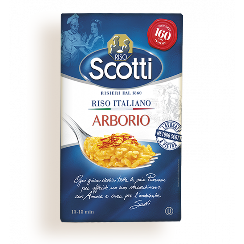 Risotto rice ARBORIO RISO SCOTTI 500g Rice and pasta