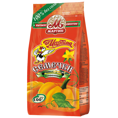 Тыквенные Семечки Без Соли "От МАРТИНА" 100г