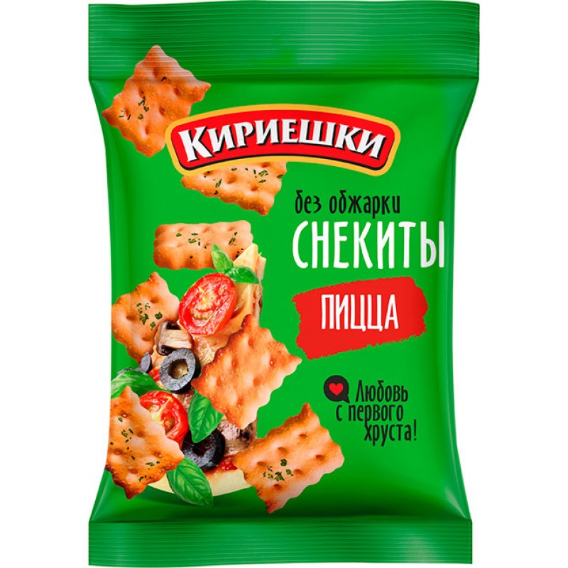 Snacks "Pizza" KIRIESHKI 60g Snacks, chips