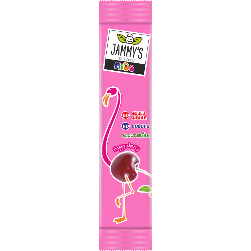 cherry ribbon HAPPY CHERRY KIDS  JAMMY'S 25g Sweets, cookies