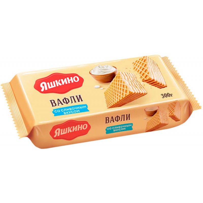 Wafers "Creamy" YASHKINO 300g Sweets, cookies