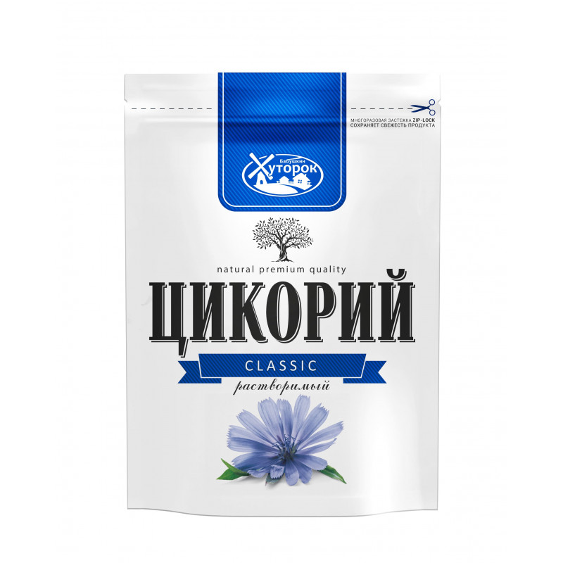 Instant natural chicory "Babushkin hutorok" 100g Tea and coffee