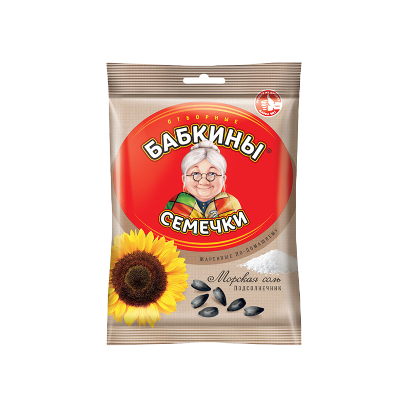 Sunflower seeds salted BABKINY 100g Snacks, chips